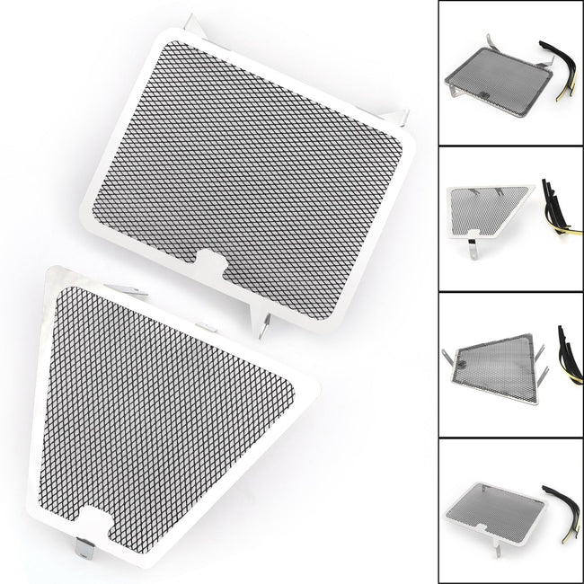 Upper & Lower Radiator Guard Protector Grill Cover Fit For Ducati Streetfighter 848 1098 2012-2016