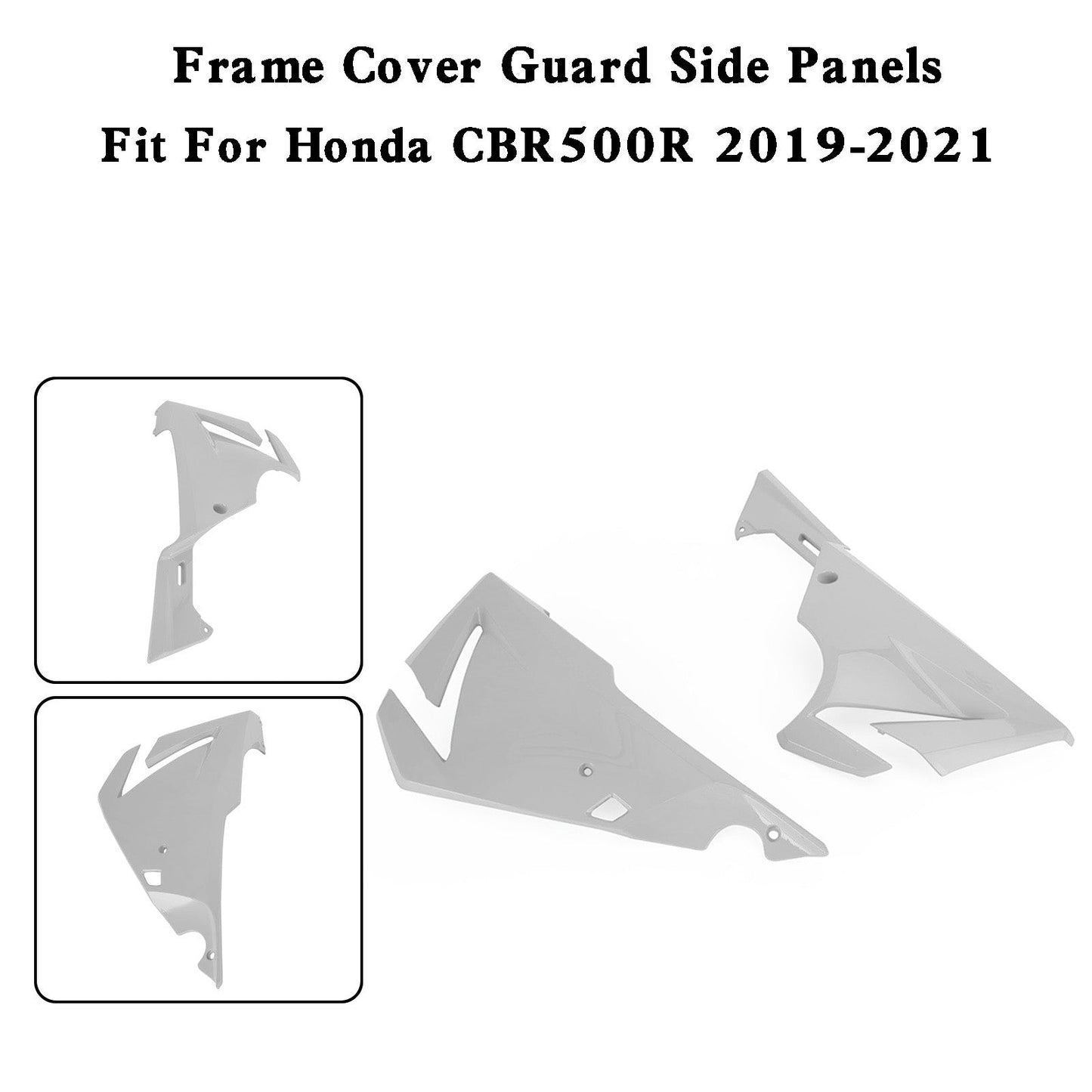 Side frame Panel Cover Fairing Cowl for Honda CBR500R 2019-2021 Black