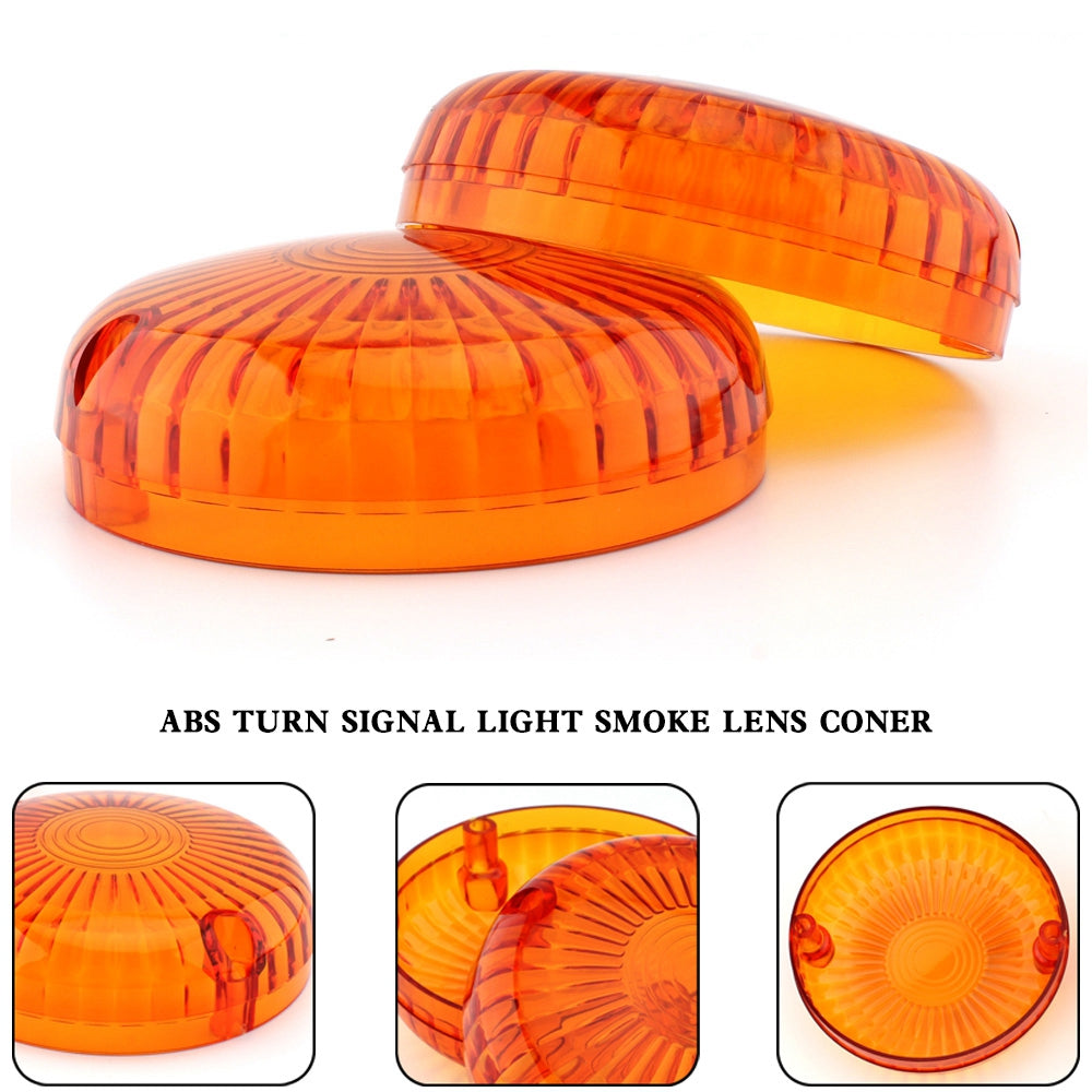 Turn Signal Light Lens Cover For Yamaha V Star 650 1100 Vmax 1200/1700 Amber