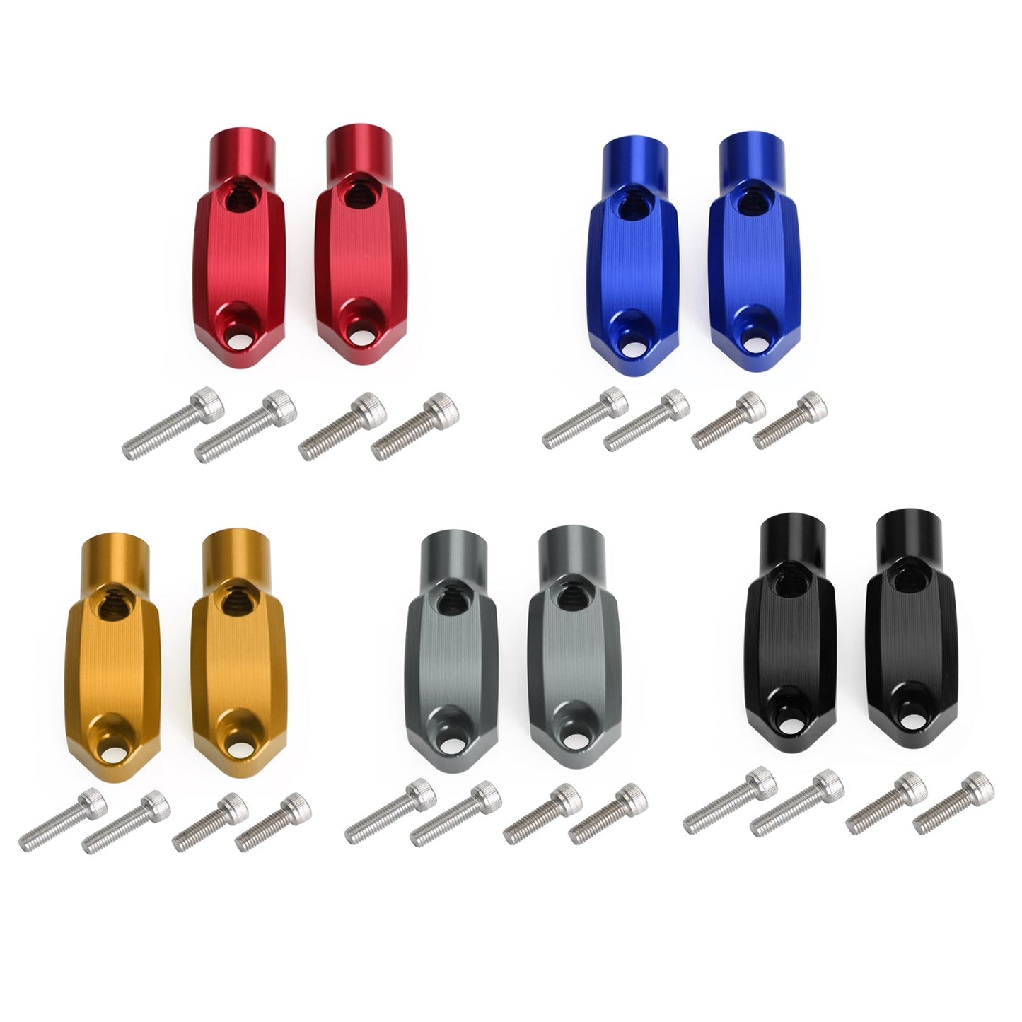 Master Cylinder Clamp Mirror Mount For BMW R1200GS R1250GS ADV R1200R R1250R BK