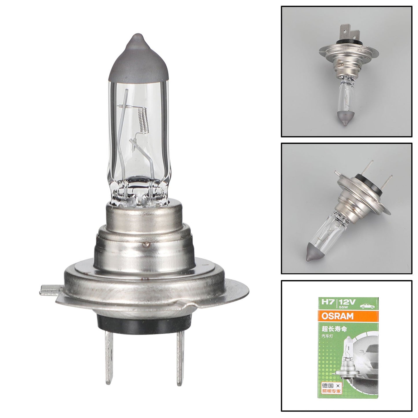 For OSRAM Car Headlight Lamp Longevity Lamp 64210L H7 12V55W PX26d