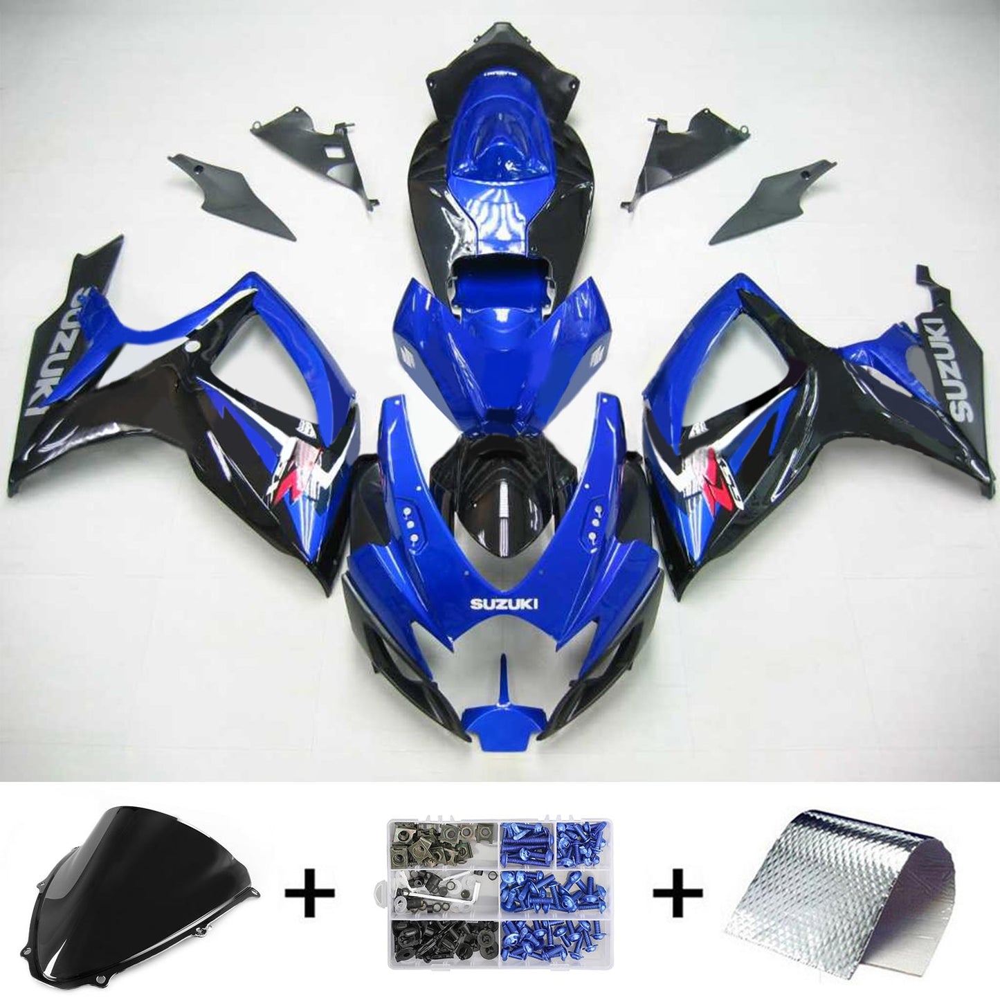 2006-2007 Suzuki GSXR 600/750 K6 Amotopart Injection Fairing Kit Bodywork Plastic ABS #105