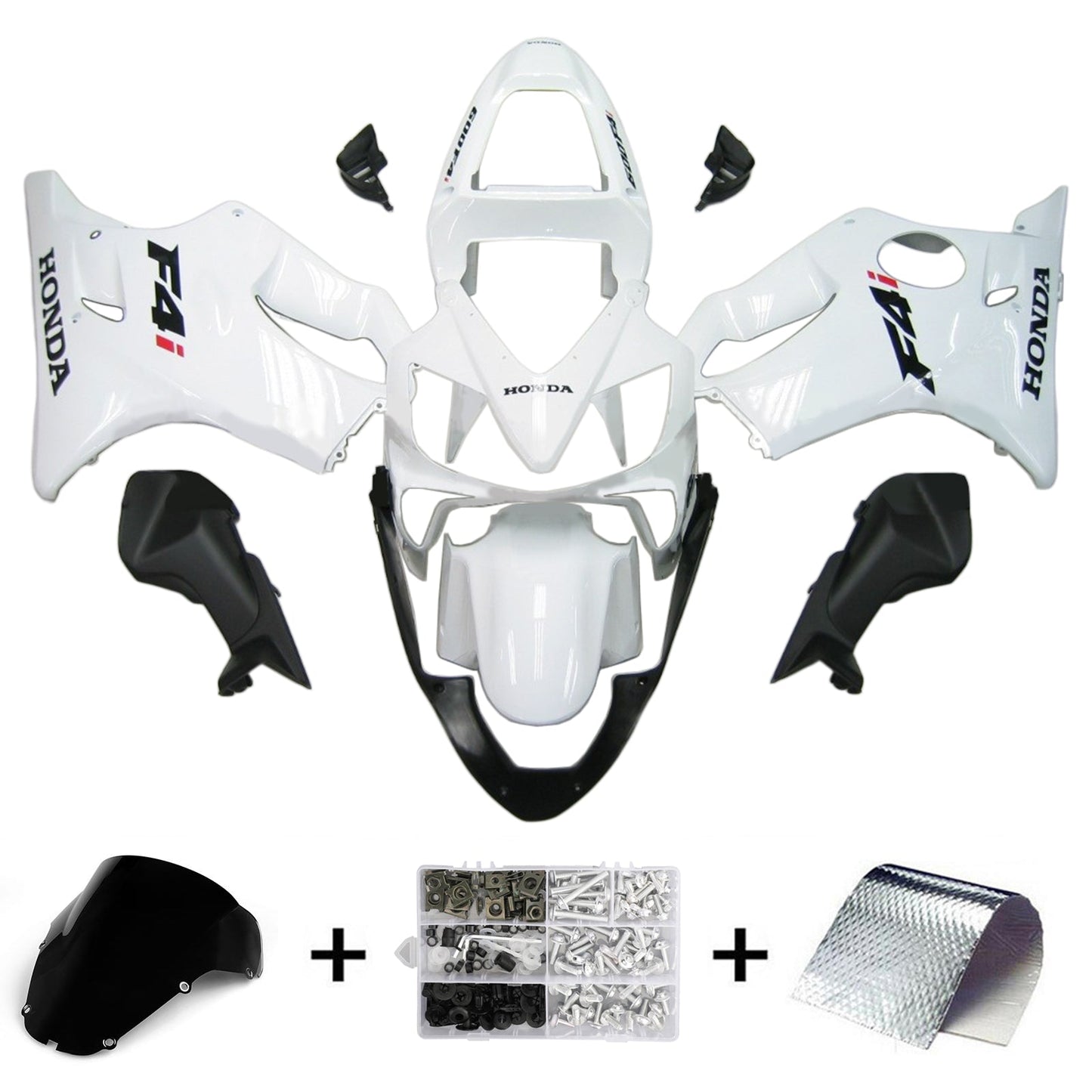 2001-2003 Honda CBR600 F4i Injection Fairing Kit Bodywork Plastic ABS #122