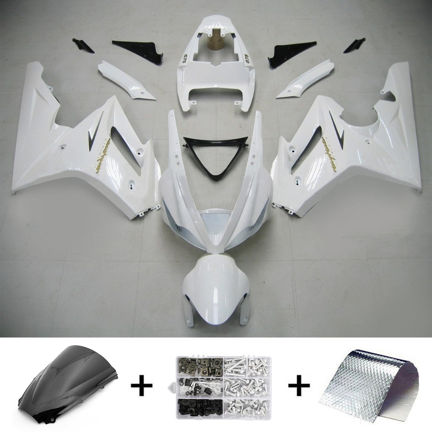 2006-2008 Triumph Daytona 675 Injection Fairing Kit Bodywork Plastic ABS #104