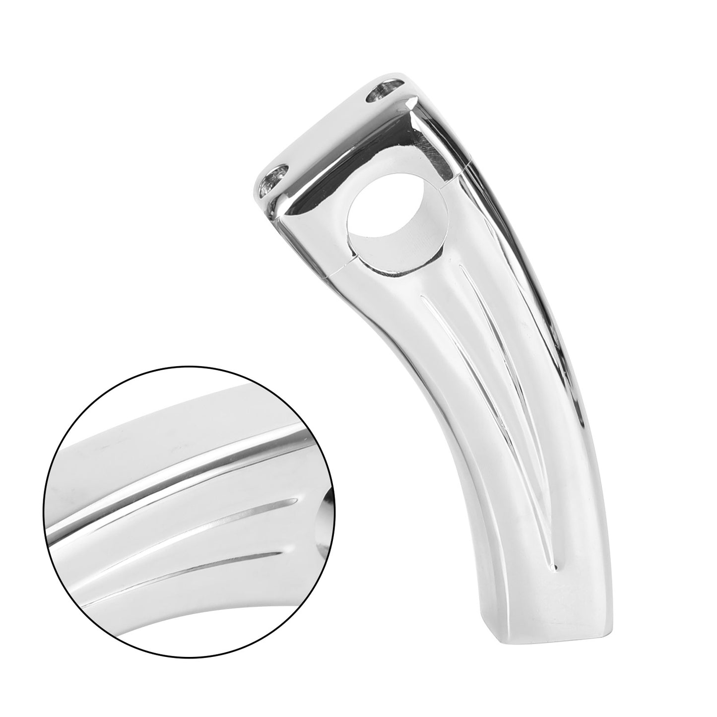 BILLET 4.5" HANDLE BAR RISERS SET 1" BARS 1.5" PULLBACK MOTORCYCLE FRONT ENDS