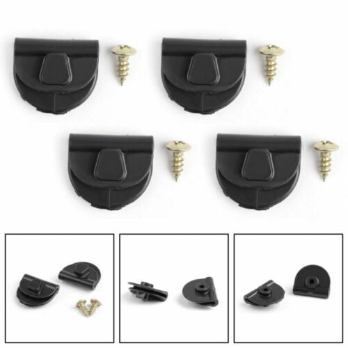 2pcs Battery Left Side Cover Clip + Screw for Harley Sportster 04-18 XL883 1200