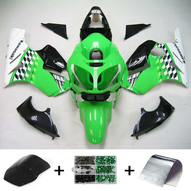 2000-2001 Kawasaki ZX12R Amotopart Injection Fairing Kit Bodywork Plastic ABS #106