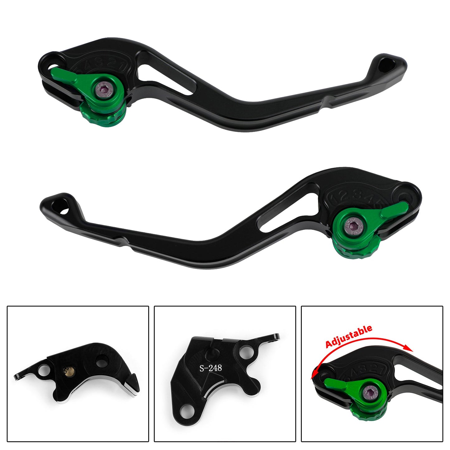 Suzuki GSXR600 GSXR750 2004-2005 NEW Short Clutch Brake Lever