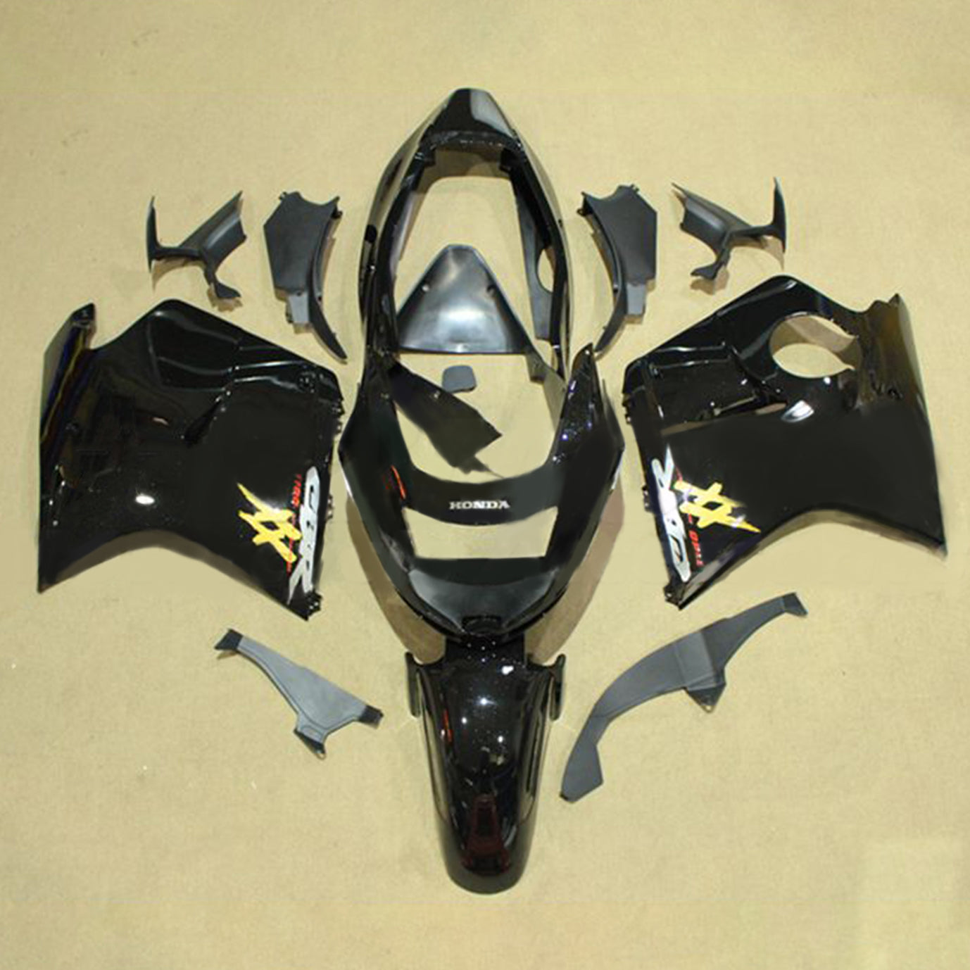 1996-2007 Honda CBR1100XX SuperBlackBird Injection Fairing Kit Bodywork ABS#121