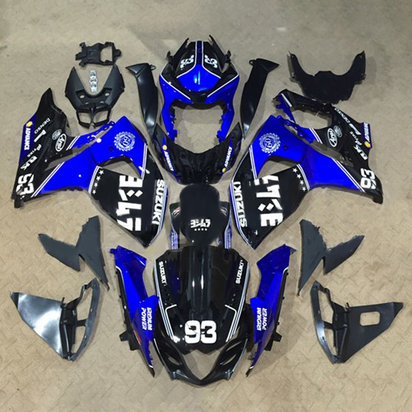 2009-2016 Suzuki GSXR1000 K9 Fairing Kit Bodywork Plastic ABS