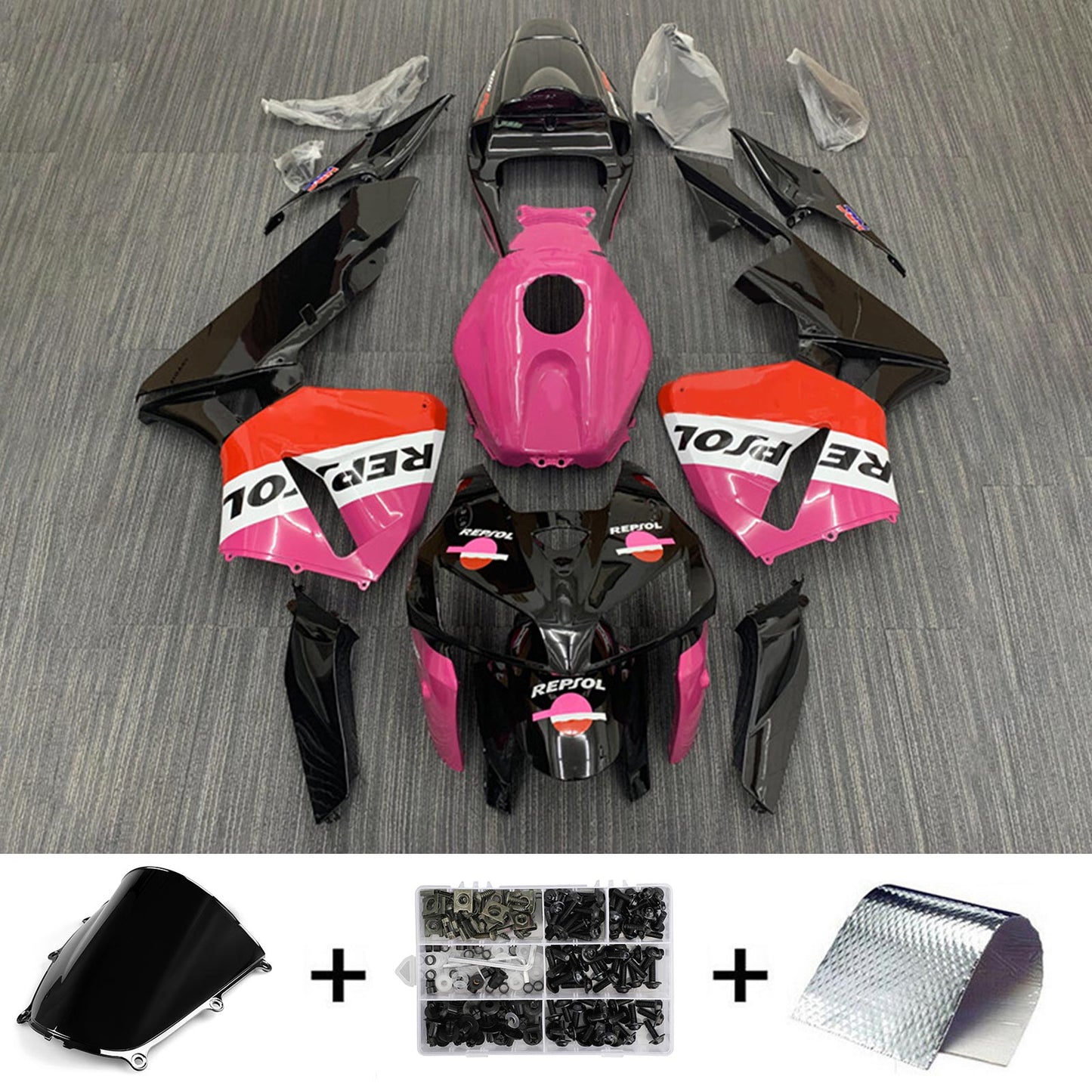 2005-2006 Honda CBR600RR F5 Injection Fairing Kit Bodywork Plastic ABS#248