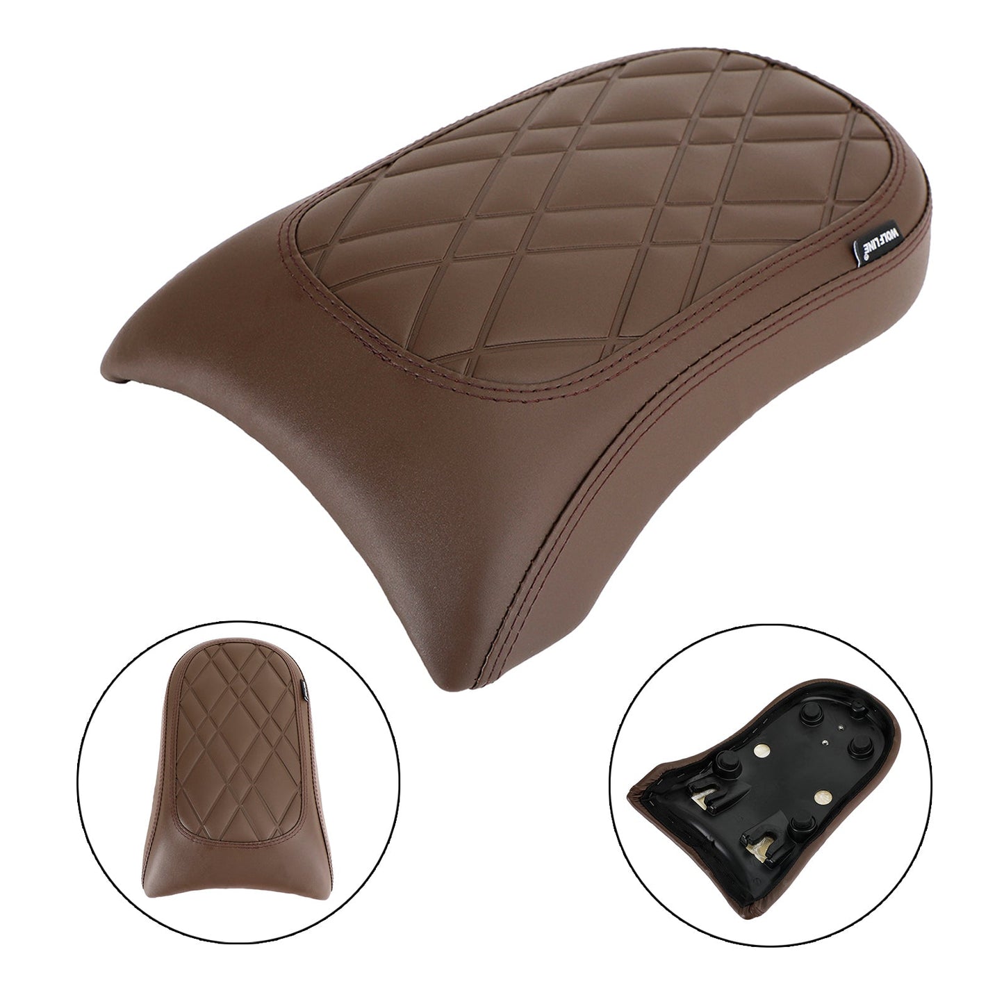 Bmw R18 Bikes 2020-2022 Rear Passenger Seat Cushion Pu Pillion Flat Brown
